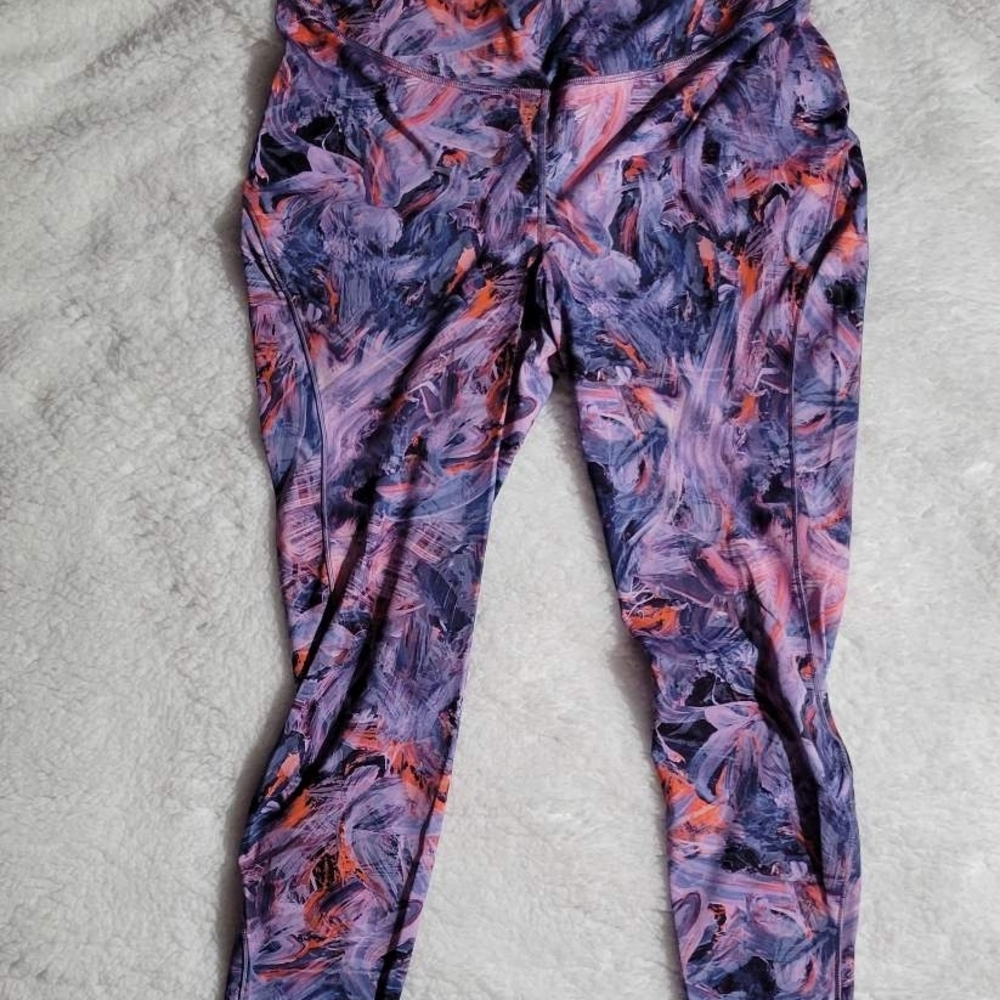 lululemon athletica Multicolor Abstract Leggings